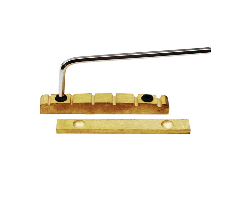 Guyker 43mm Adjustable Guitar Nut - Brass Bell Nut (43 x 5mm) Split Regulation Replacement Parts Compatible with Les Paul LP Style Guitar - Image 3